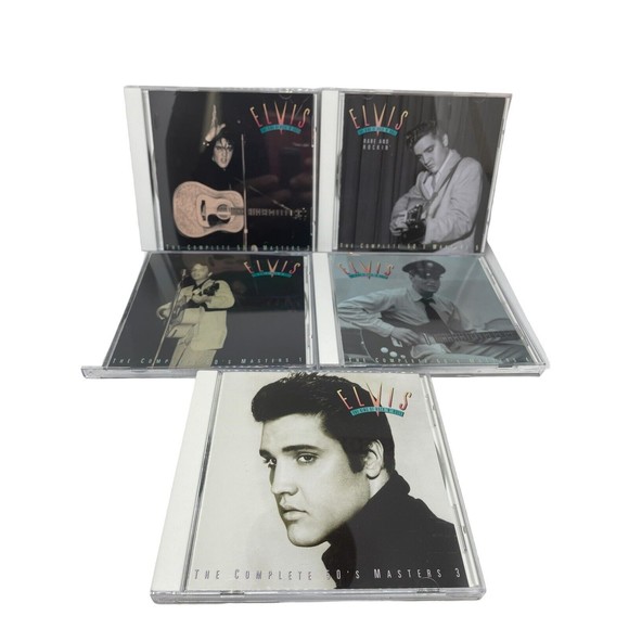 Elvis Presley The Complete 50's Masters 5 Disc Box Set RCA Record 1992 VG+ - Picture 3 of 3
